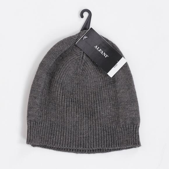 Alfani Men Skull-Cap Beanie Charcoal Heather One Size - Picture 5 of 9